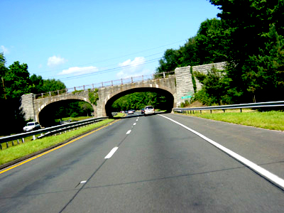 The Merritt Parkway. Near Westport, CT