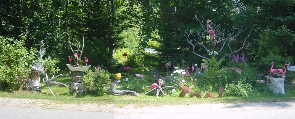 Shirley's Yard. Long Island, ME