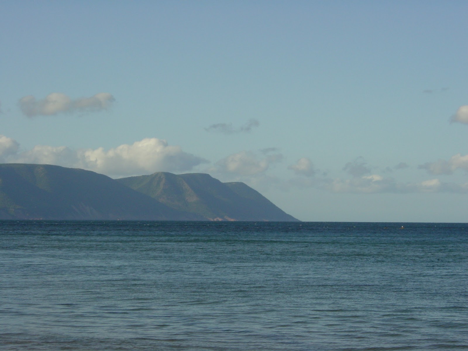 View from beach. Aspy Bay. Cape Breton, NS