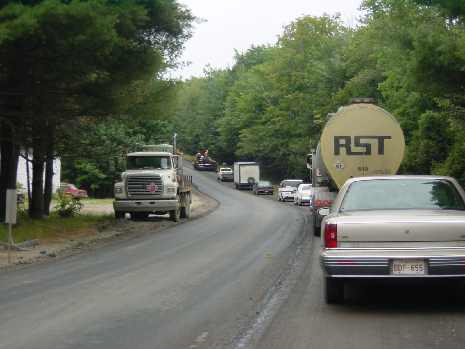 Stuck in the Middle. Route 6. Near Vanceboro.