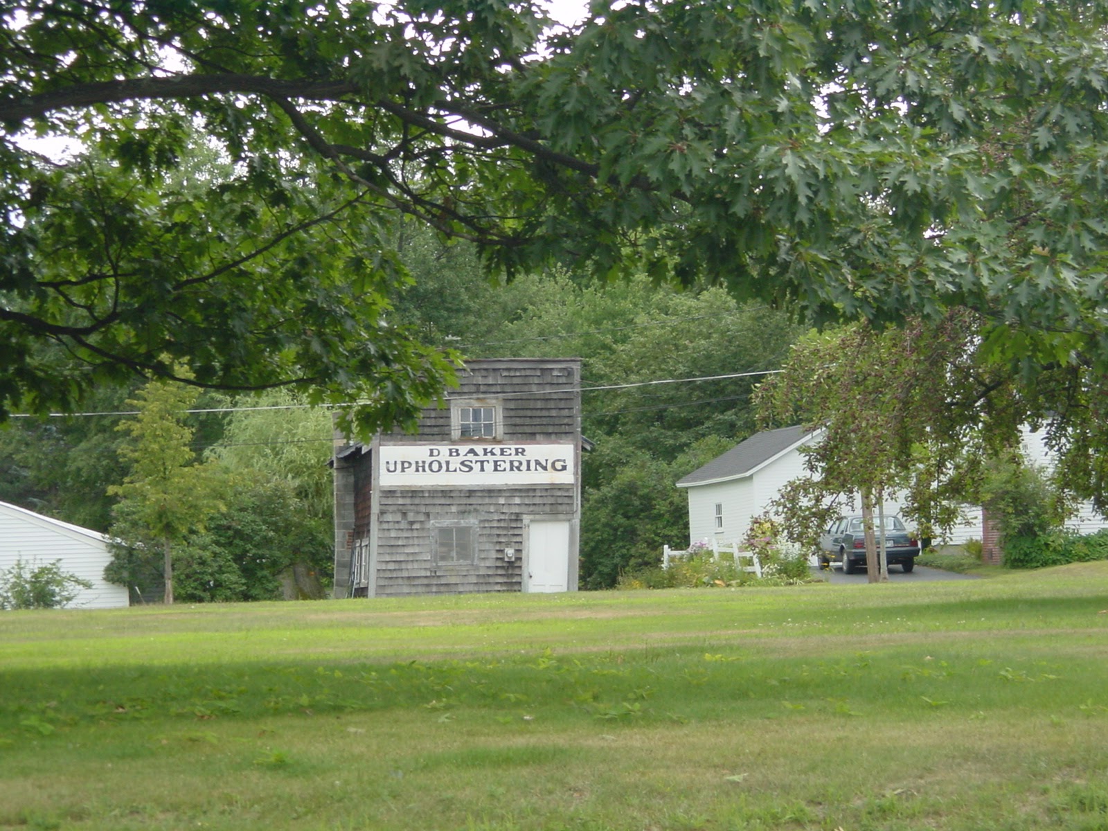 Near where I bought a book and gas, NH