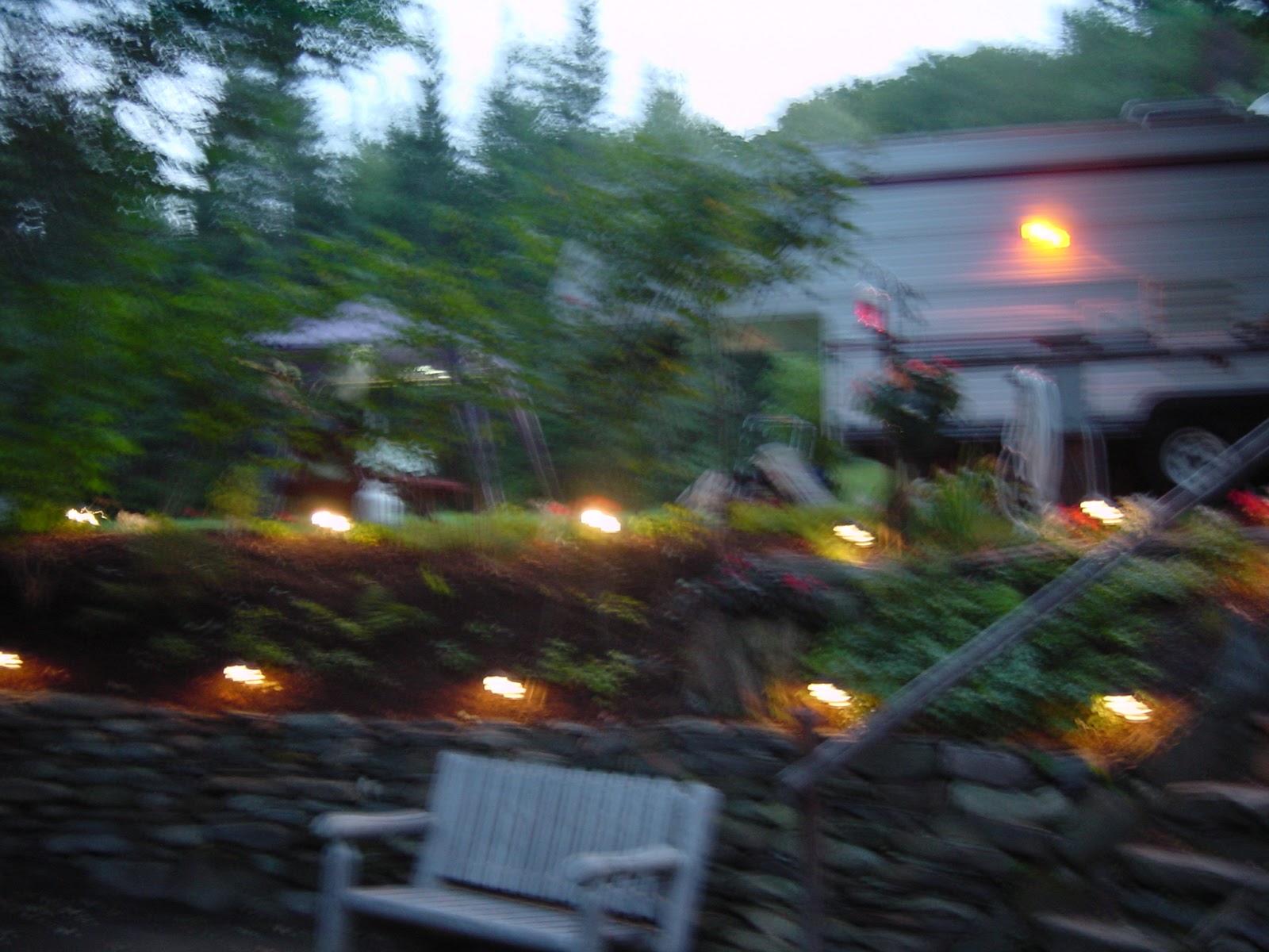 Willis and Linda's Site from the Stream. Halifax, VT