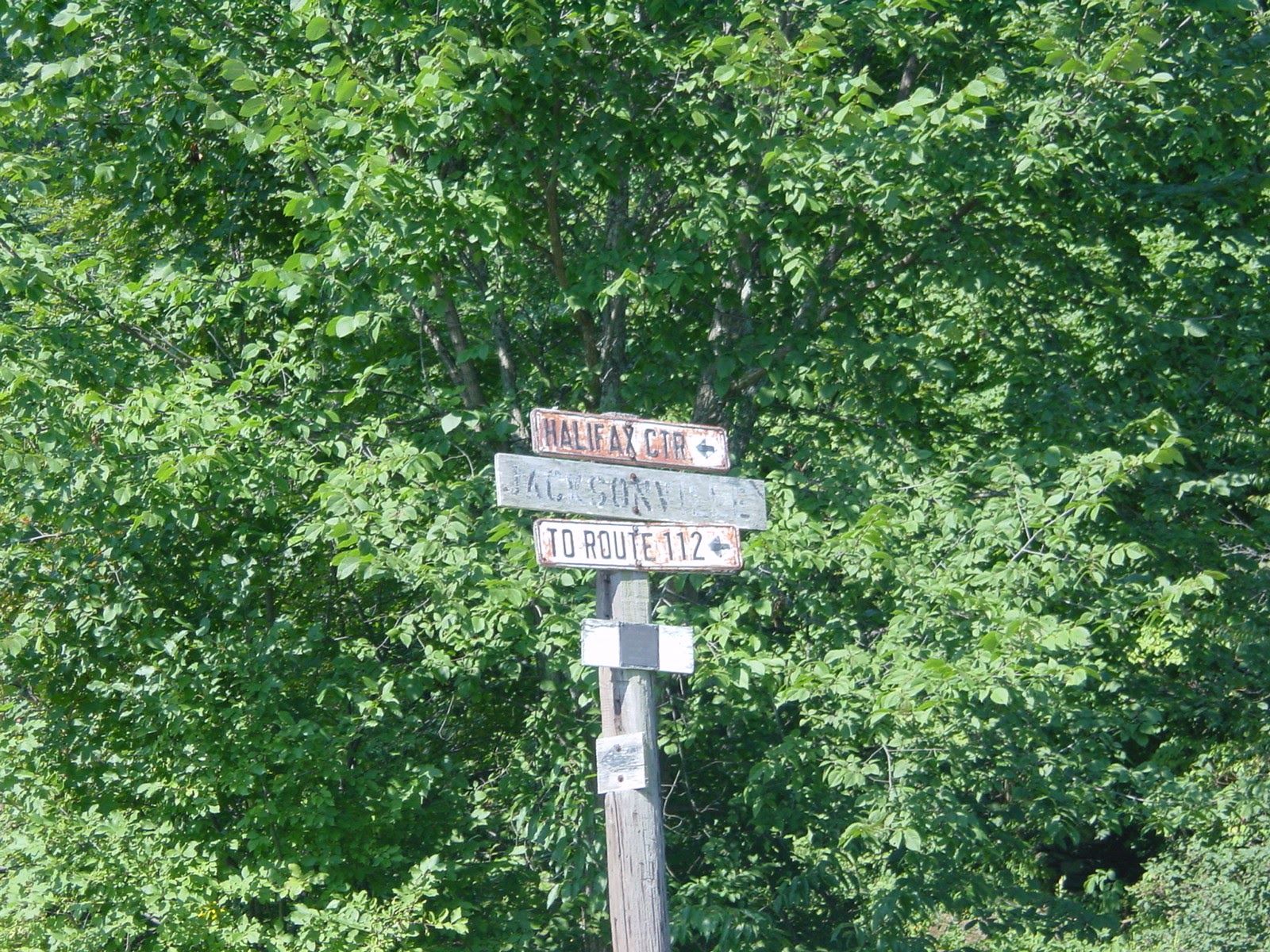 To Route 112. Near Halifax, VT