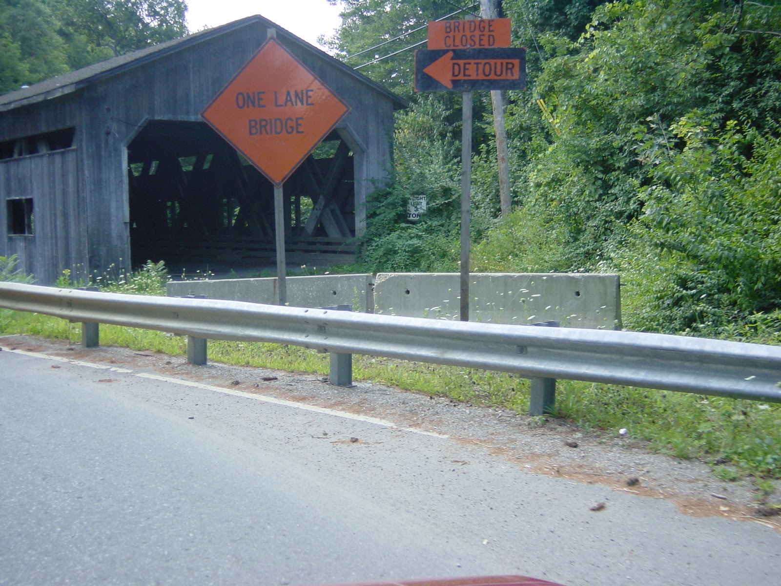 Detour. Route 112. Outside Halifax, VT