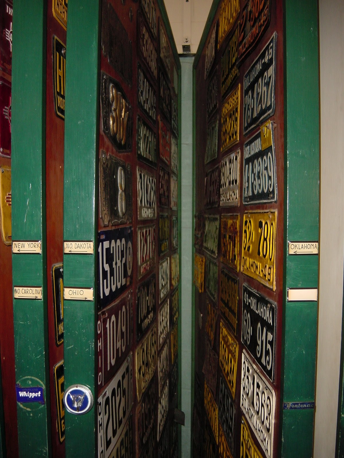 License Plates. Swigart Museum. Near Huntingdon, PA