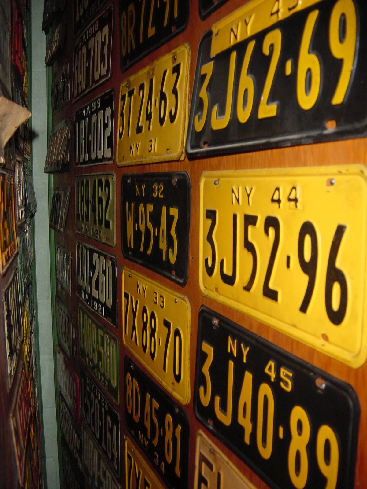 License Plates. Swigart Museum. Near Huntingdon, PA