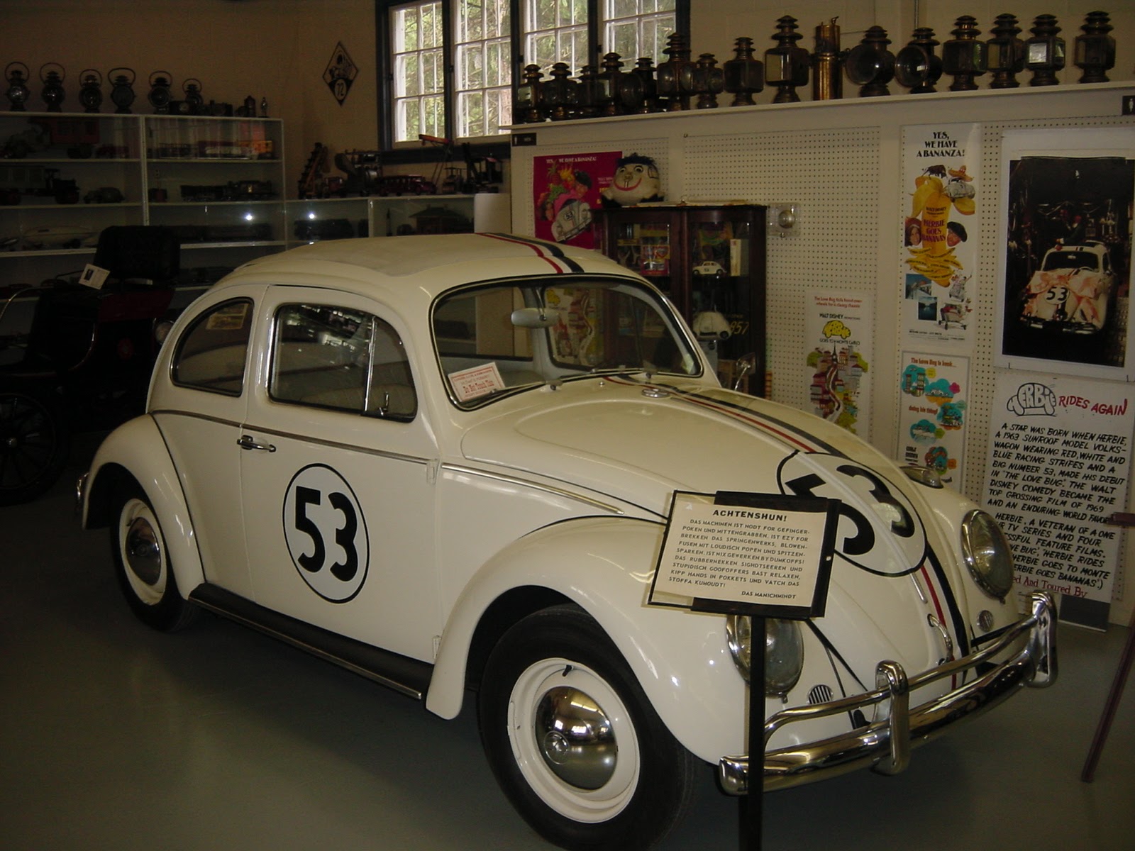 Herbie the Love Bug. Swigart Museum. Near Huntingdon, PA