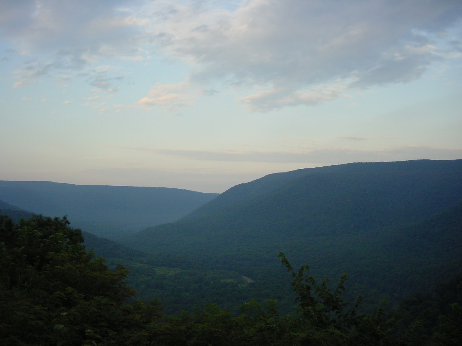 Sunset. Youghiogheny River Gorrge, PA