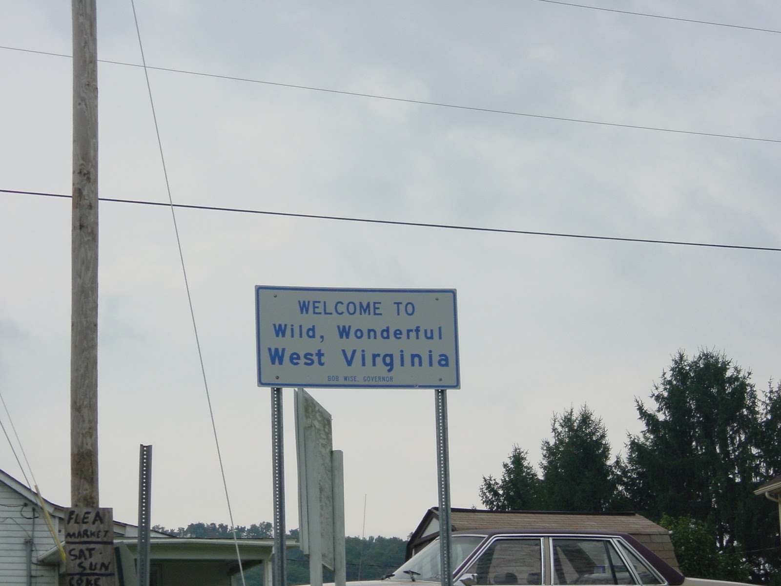 Sign. West Virginia