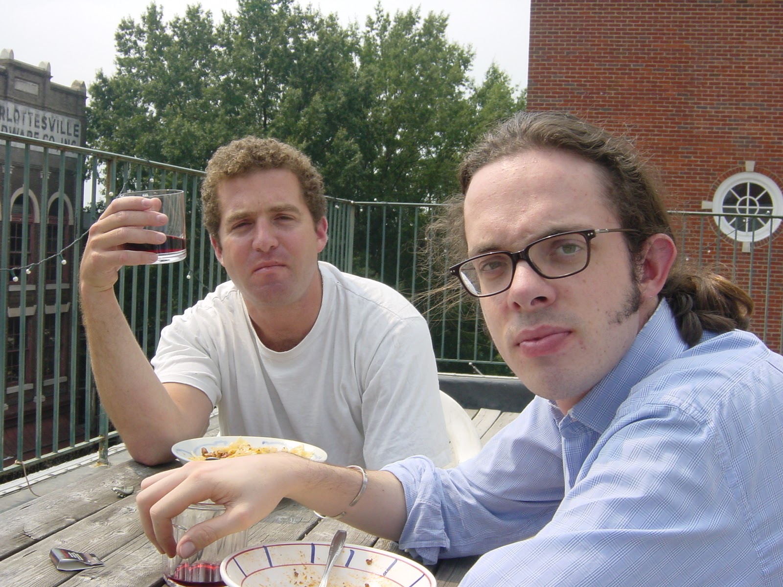 Me (L) Nicholas de Monchaux(R). Charlottesville, VA