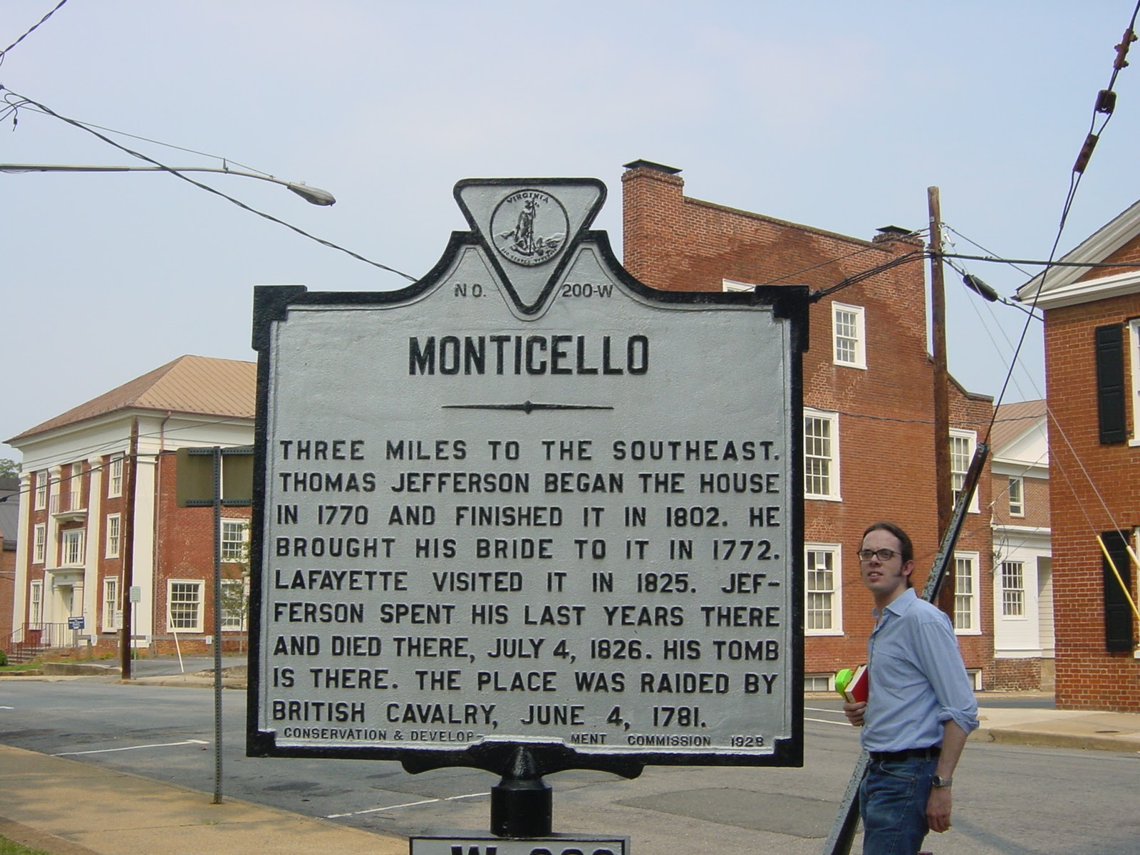 Historical Marker. Charlottesville, VA