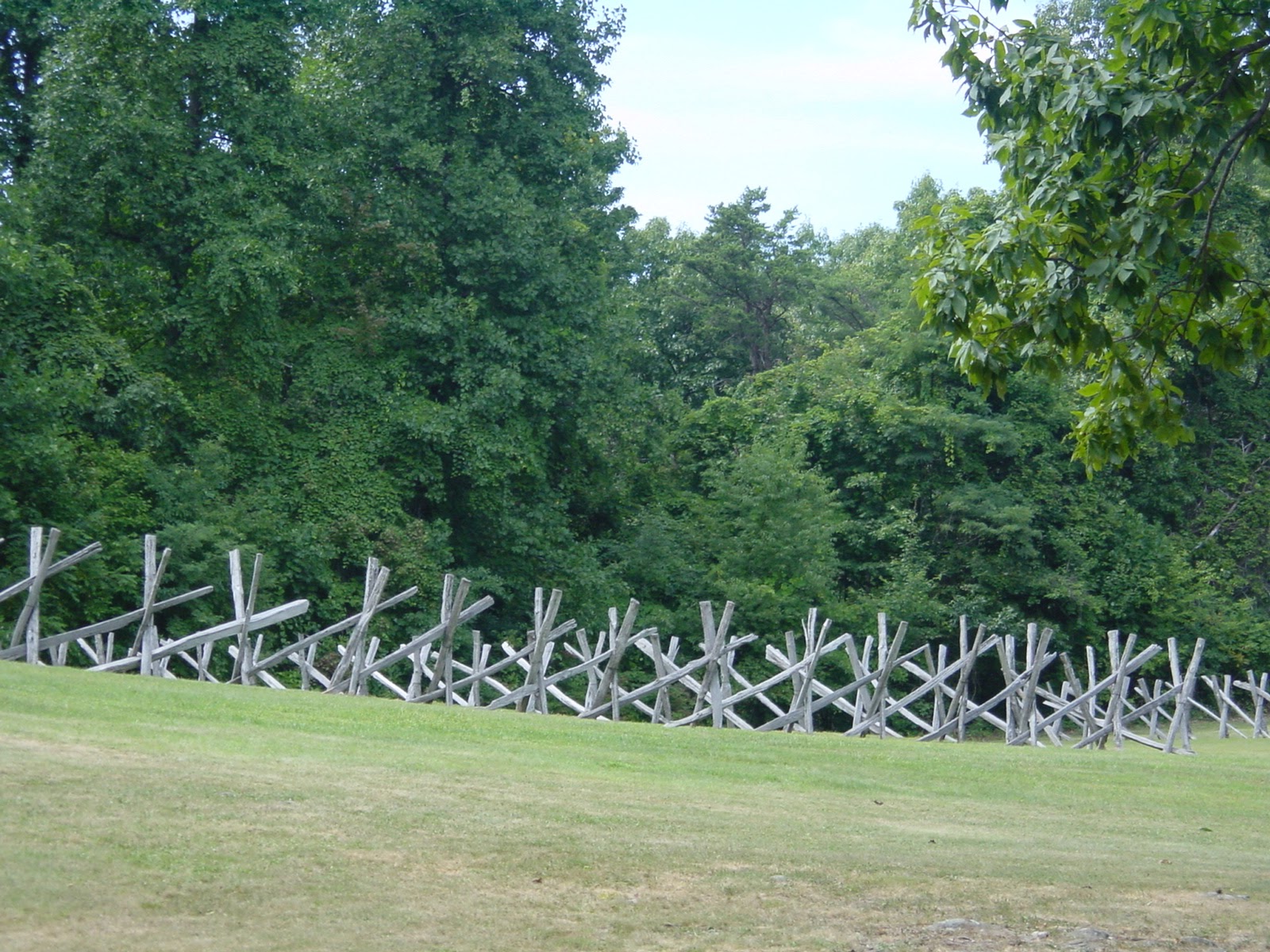 Fun Fence. Blue Ridge Parkway Rest Stop