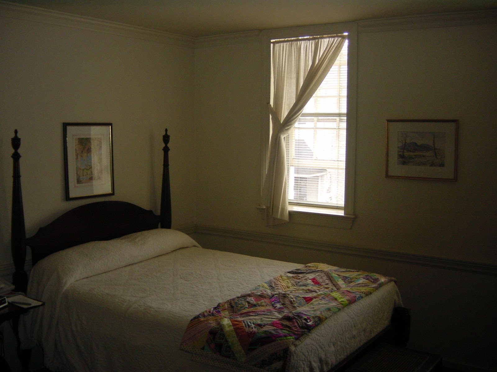 My bed that night. Lexington, VA