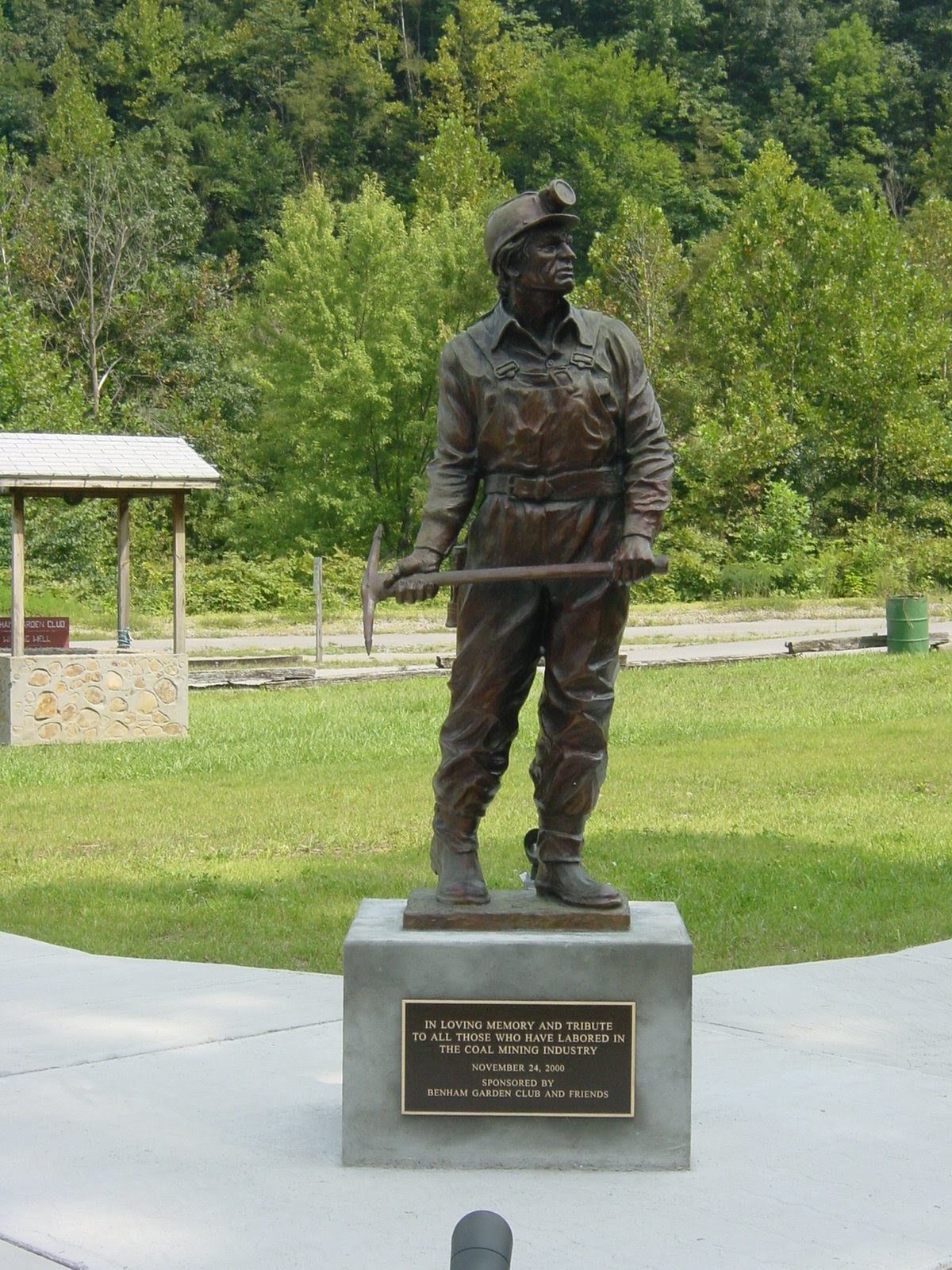 Coal Miner Statue. Benham, KY