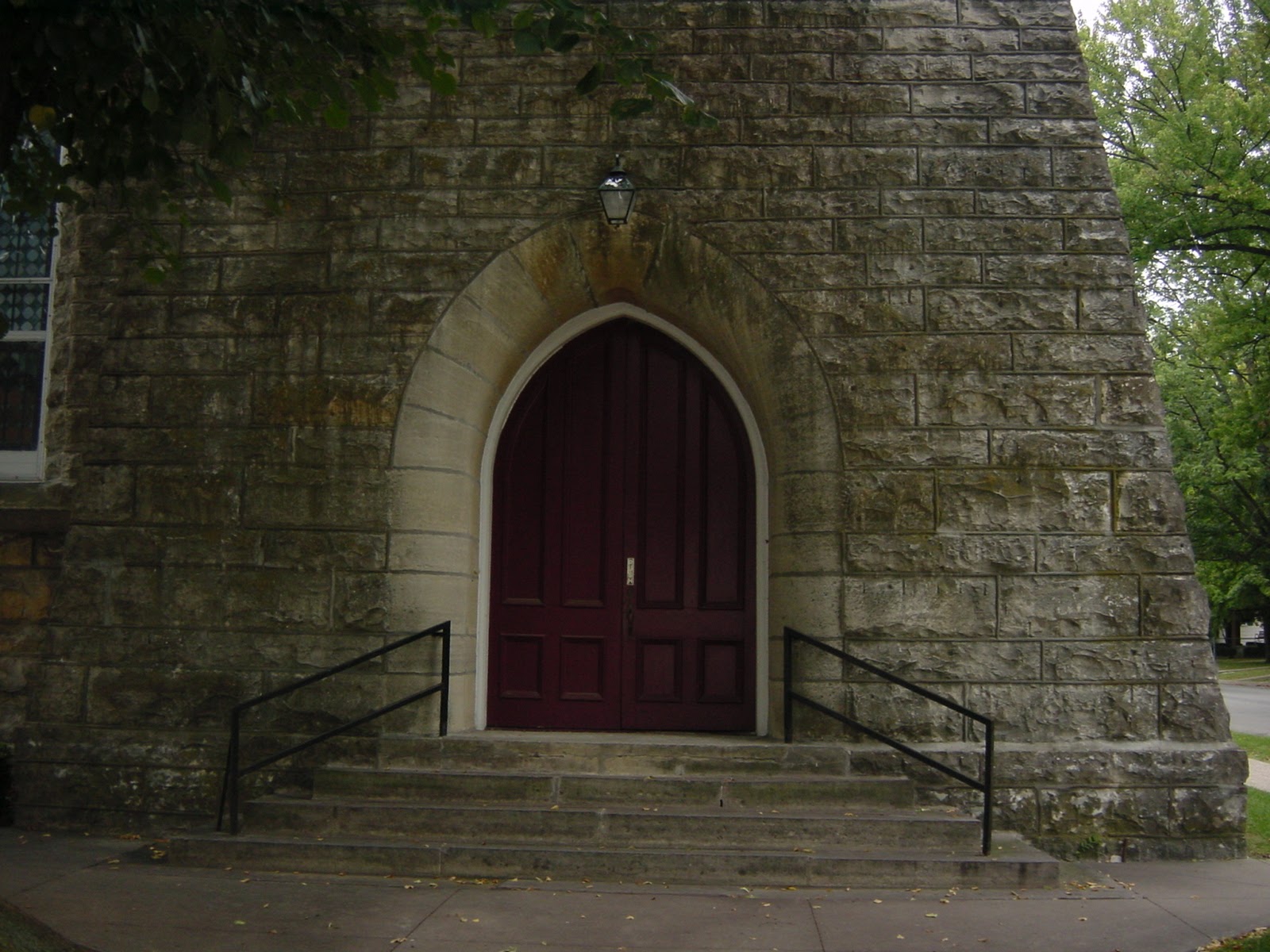 Baptist Church door. Bardstown, KY