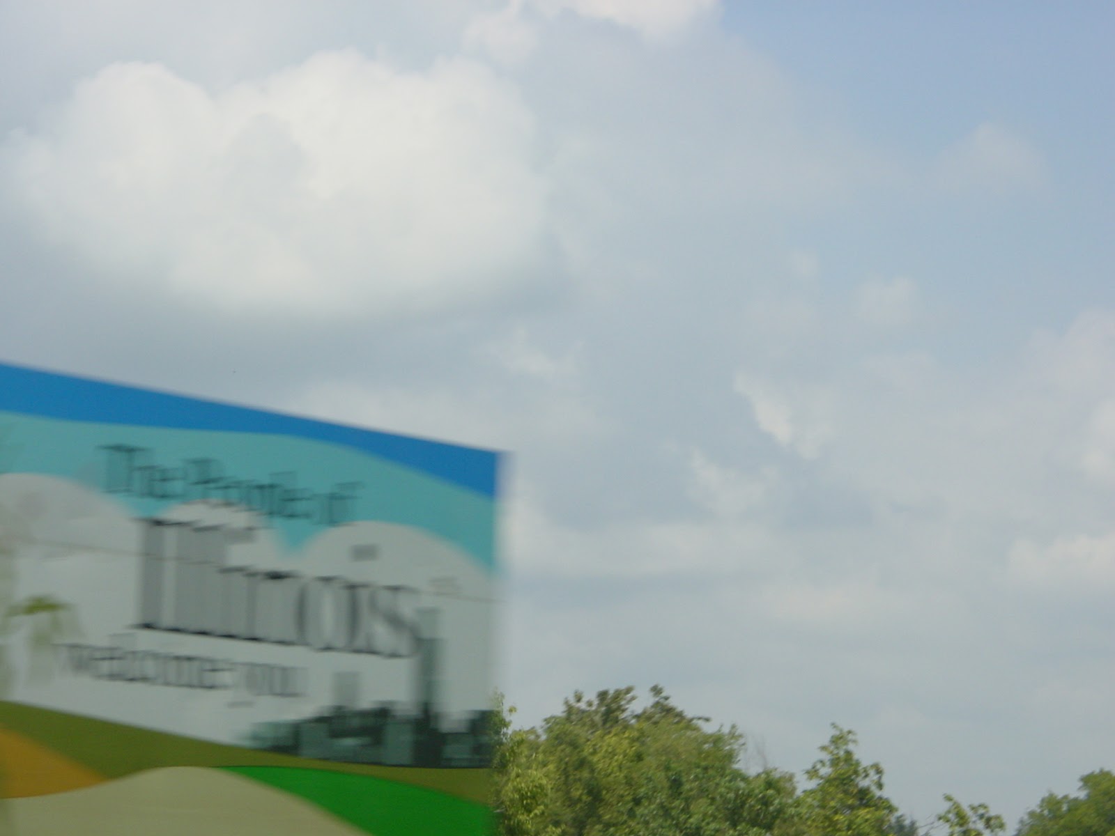 Welcome to Illinois. South eastern Illinois