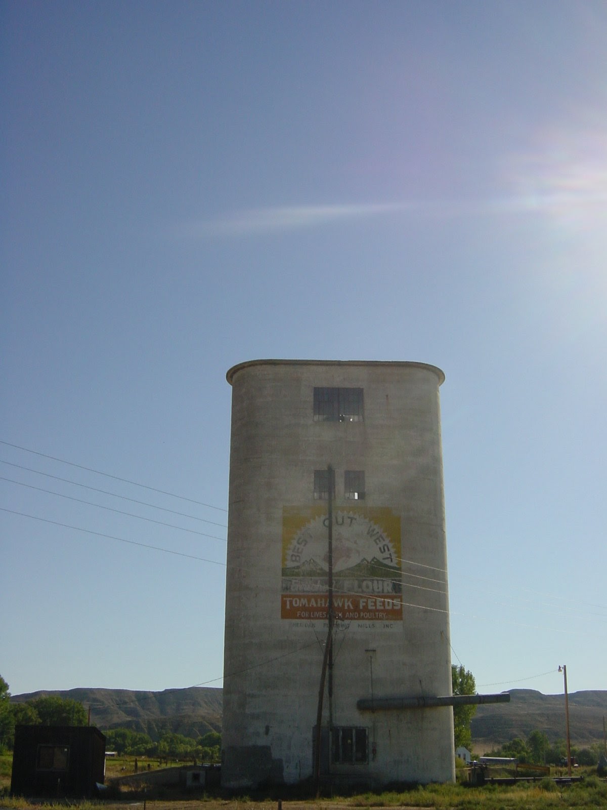 Grain Silo. Near Gillette, WY