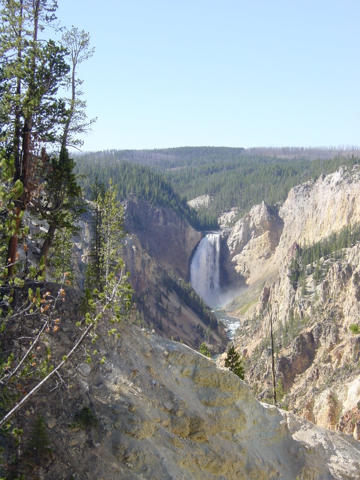 Upper Falls. Grand Canyon, Yellowstone