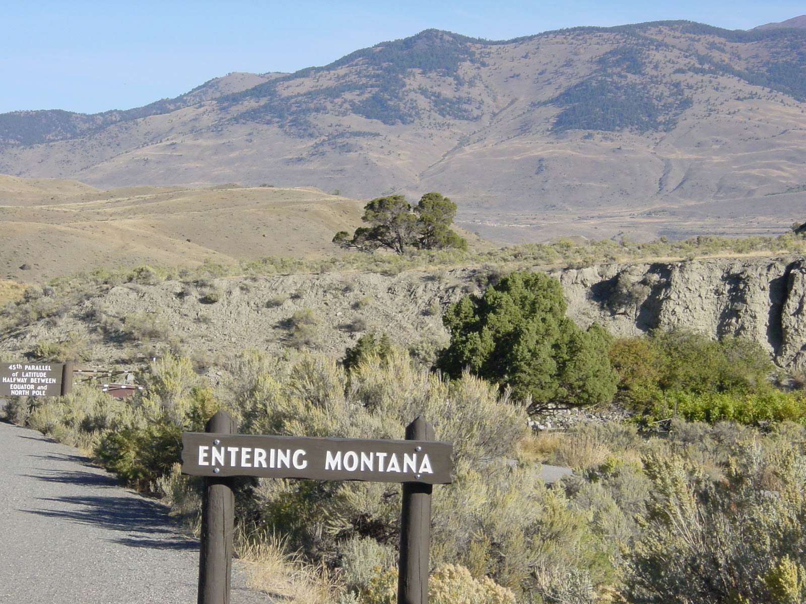 Entering Montana
