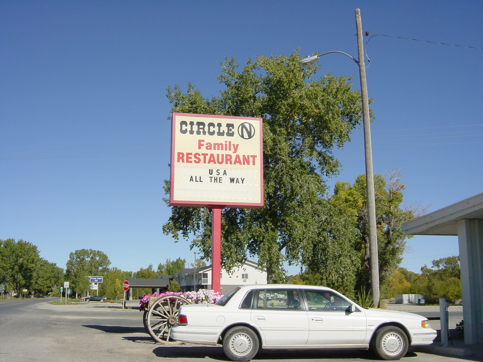 Patriotic Sign, 30 miles north of Great Falls