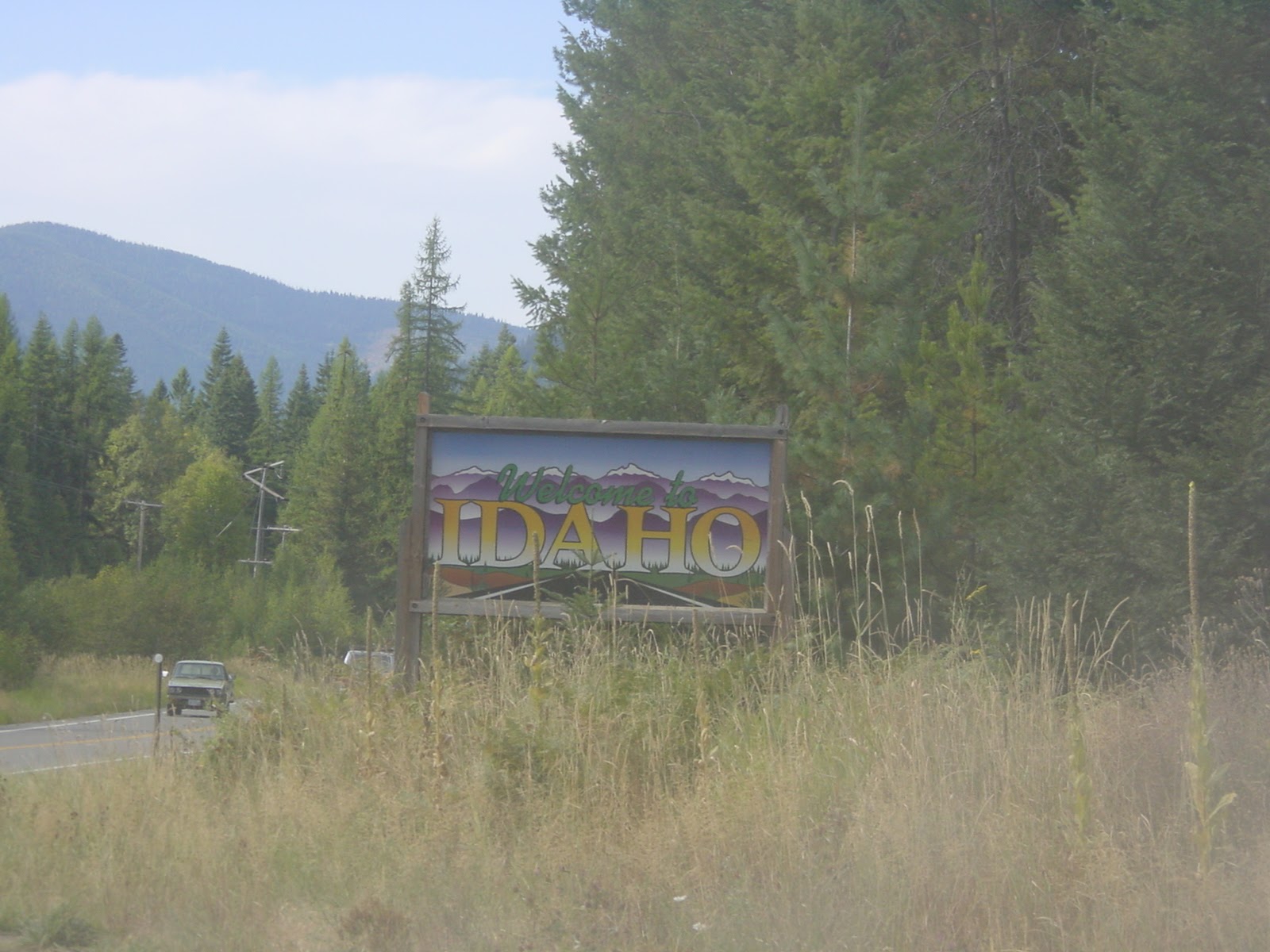 Entering Idaho