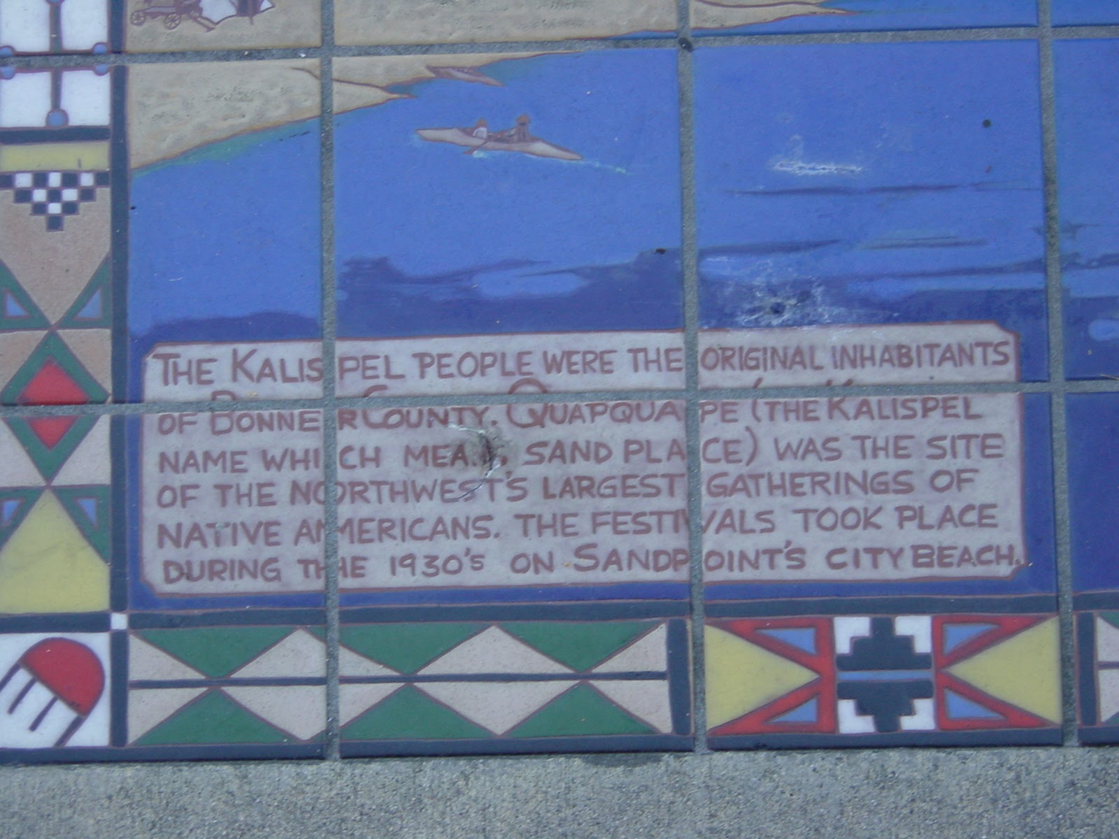 Storytelling in the sidewalk