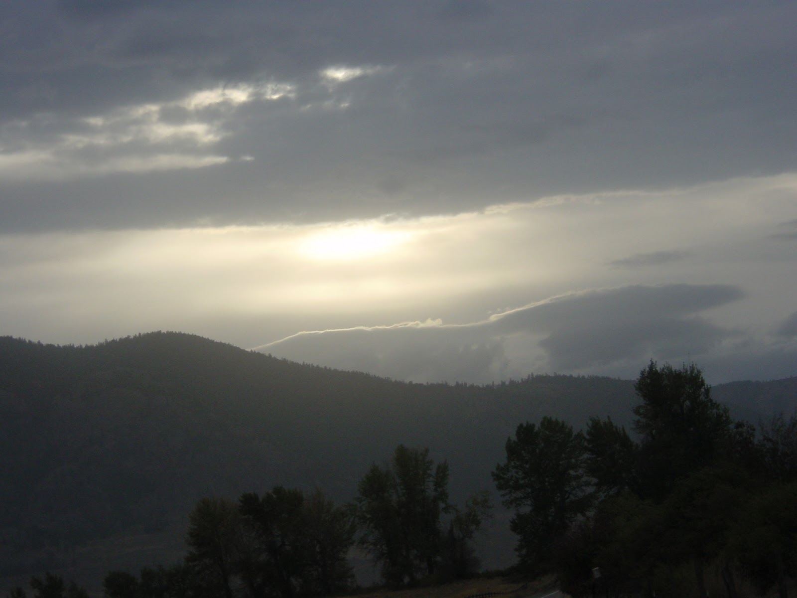 Sunset. Near Winthrop in the foothills.