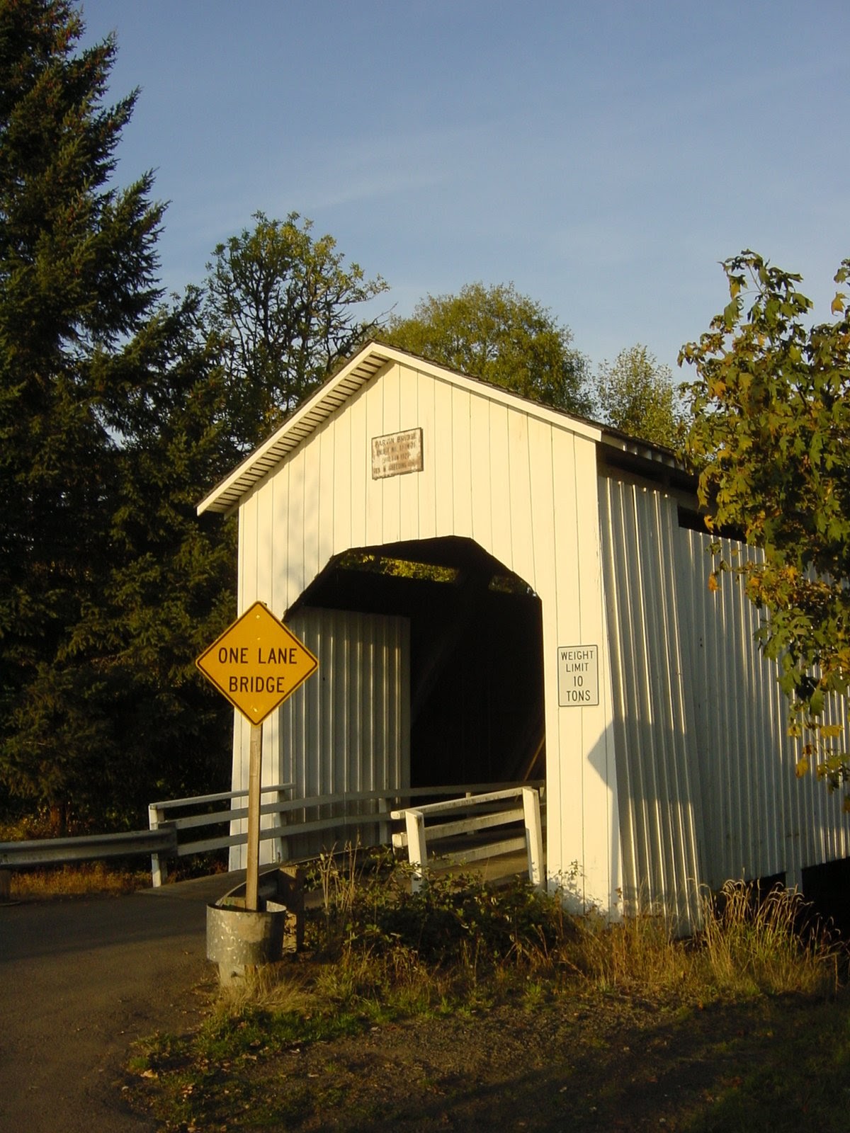 One lane bridge. Dexter, OR