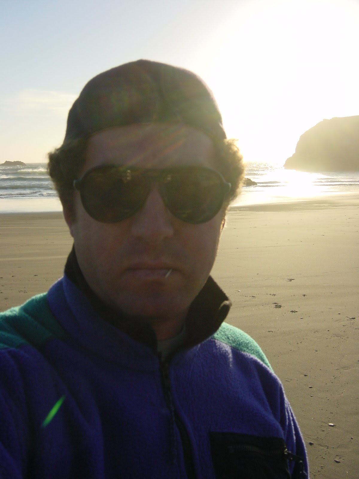 Self-portrait. Bandon, OR