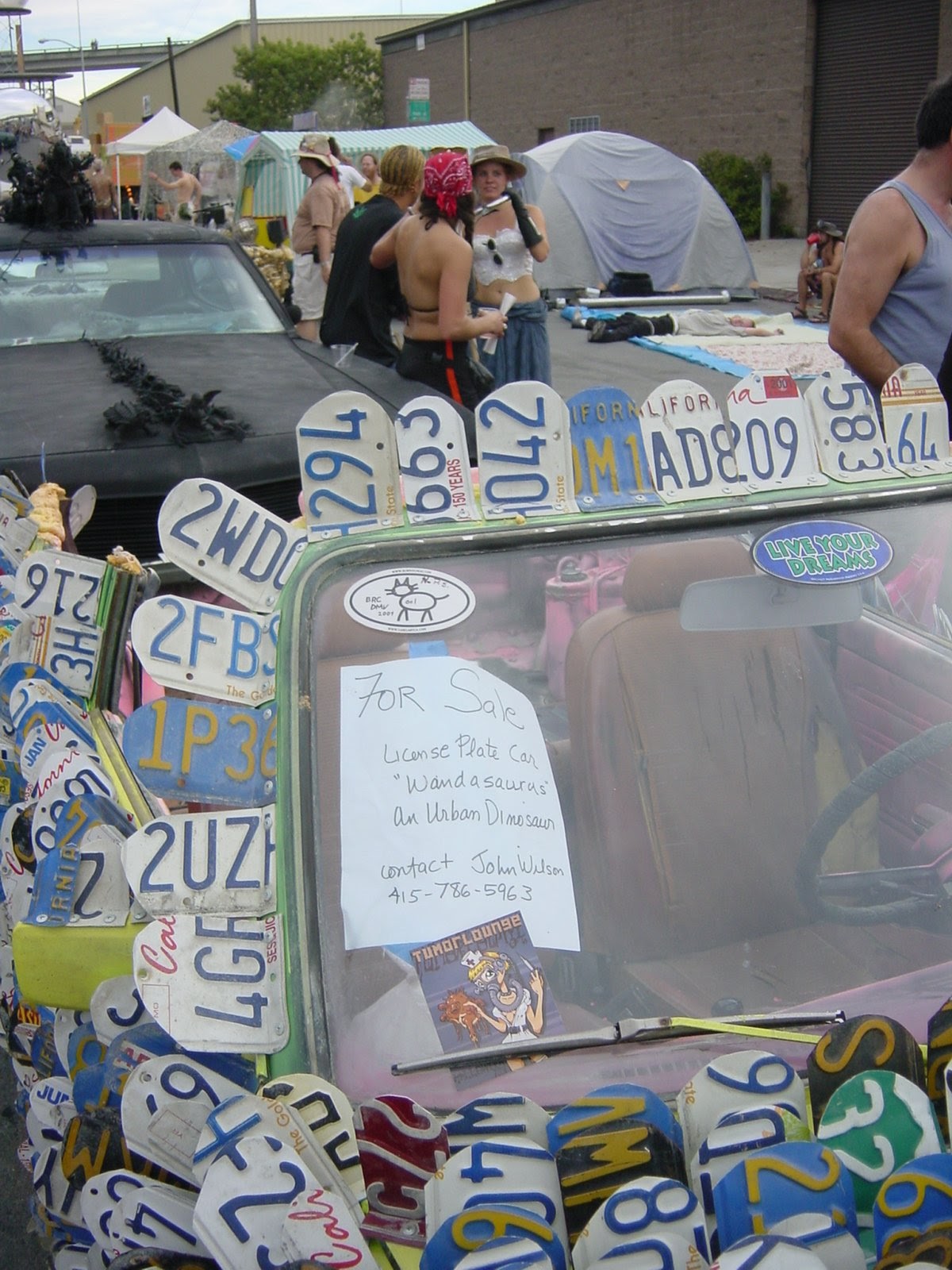 License Plate Car. San Francisco, CA