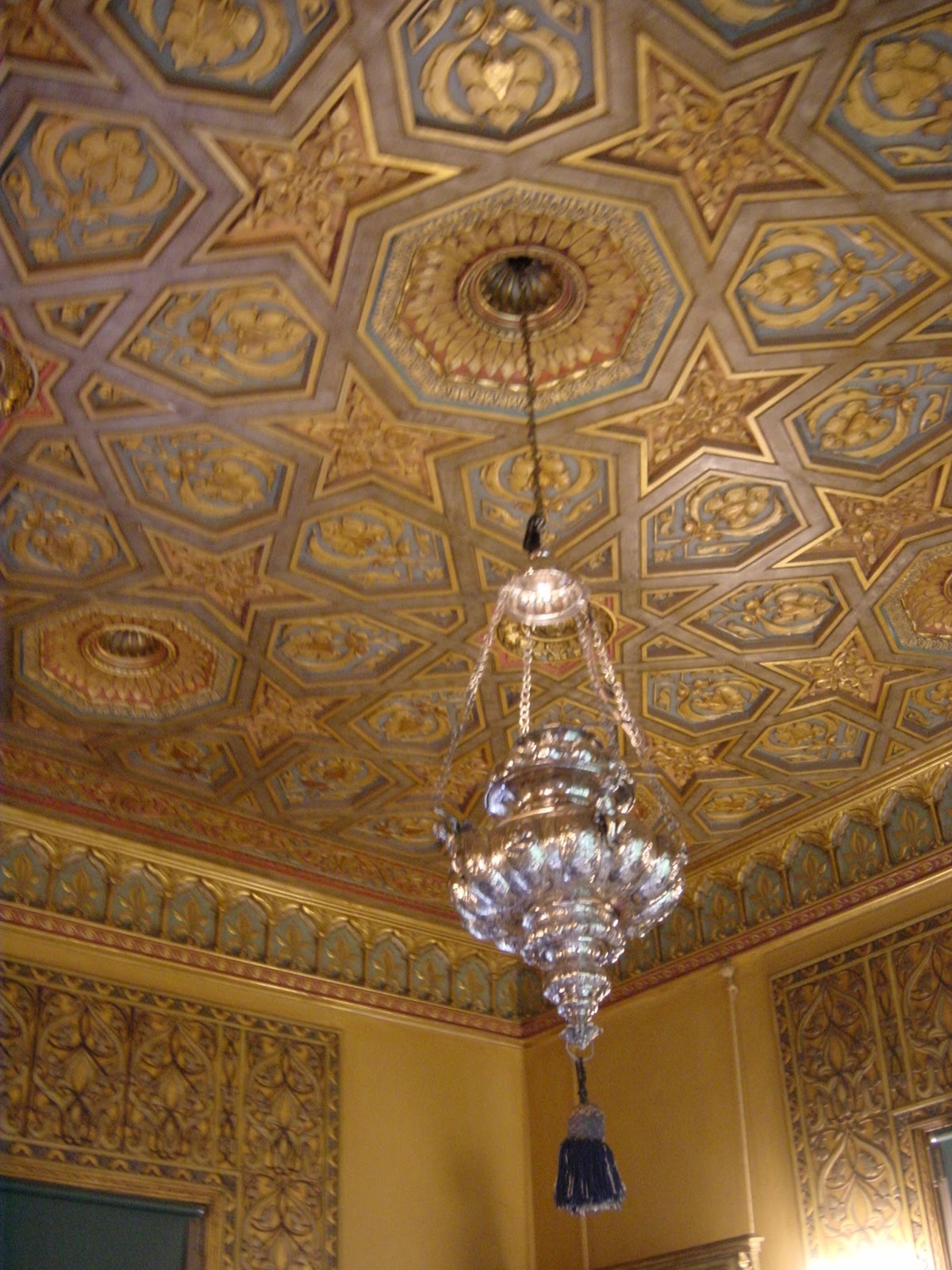 Ceiling V. Hearst Castle.