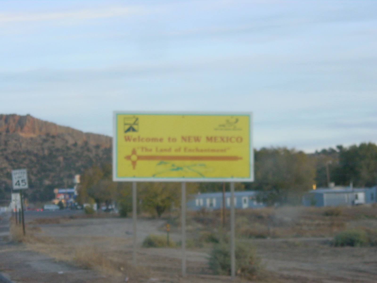 Entering New Mexico