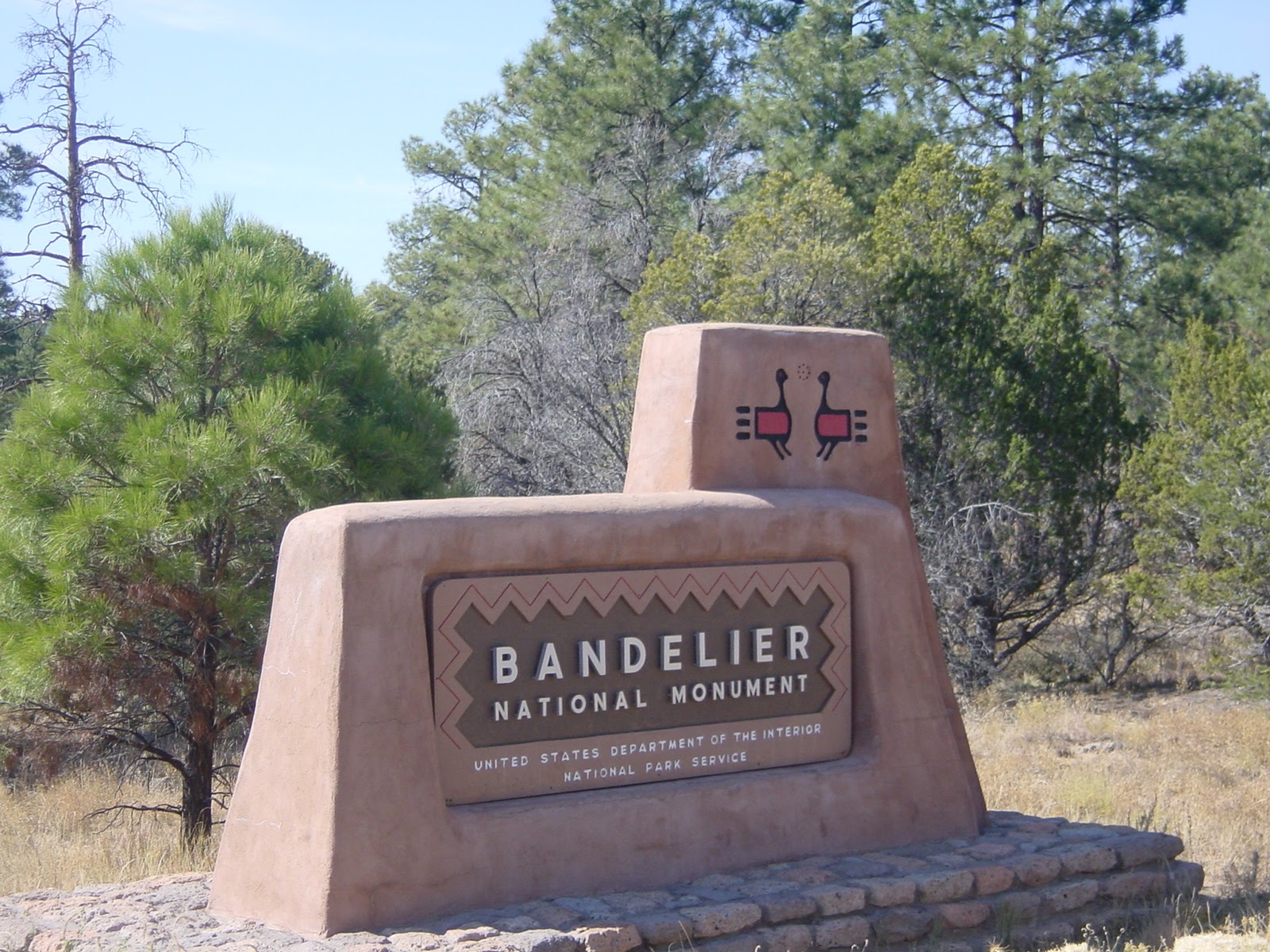 Entering Bandelier NM