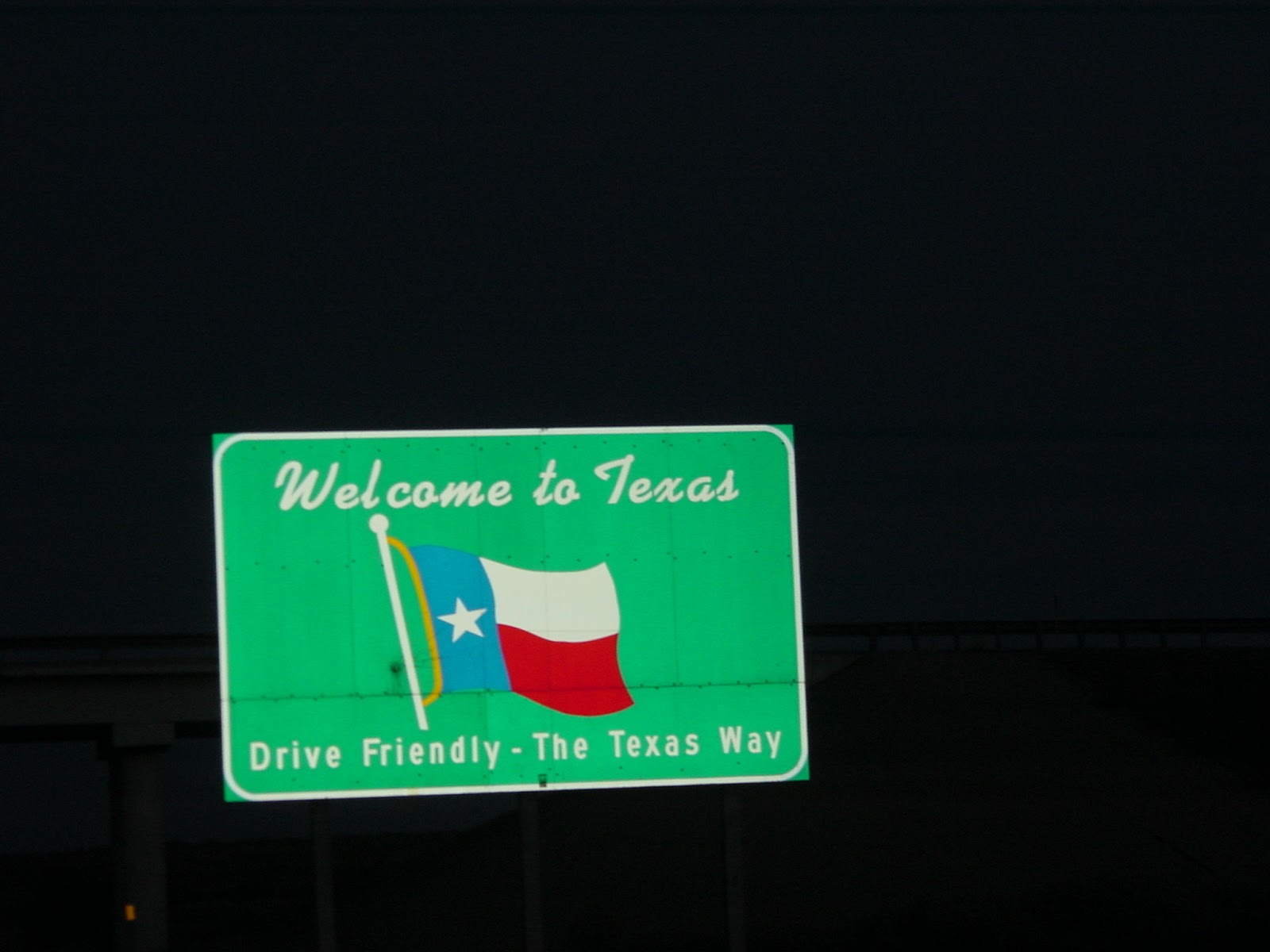 Entering Texas